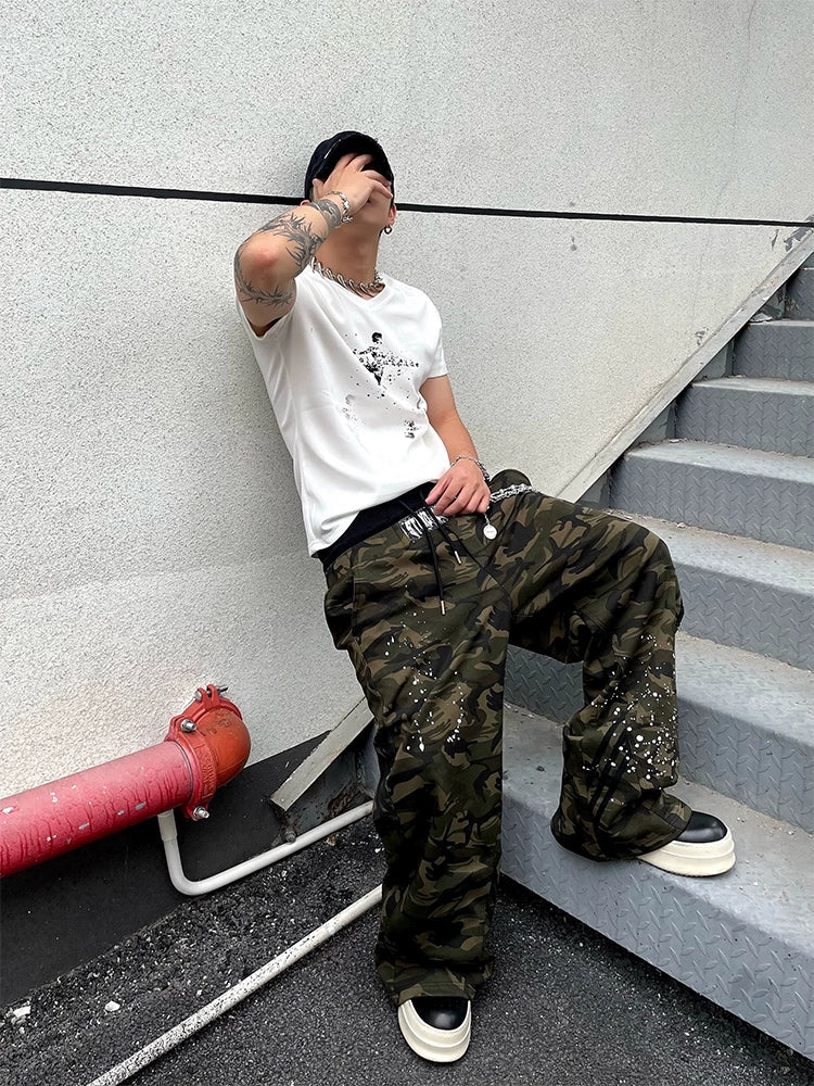 Splatter Paint Camo Pants