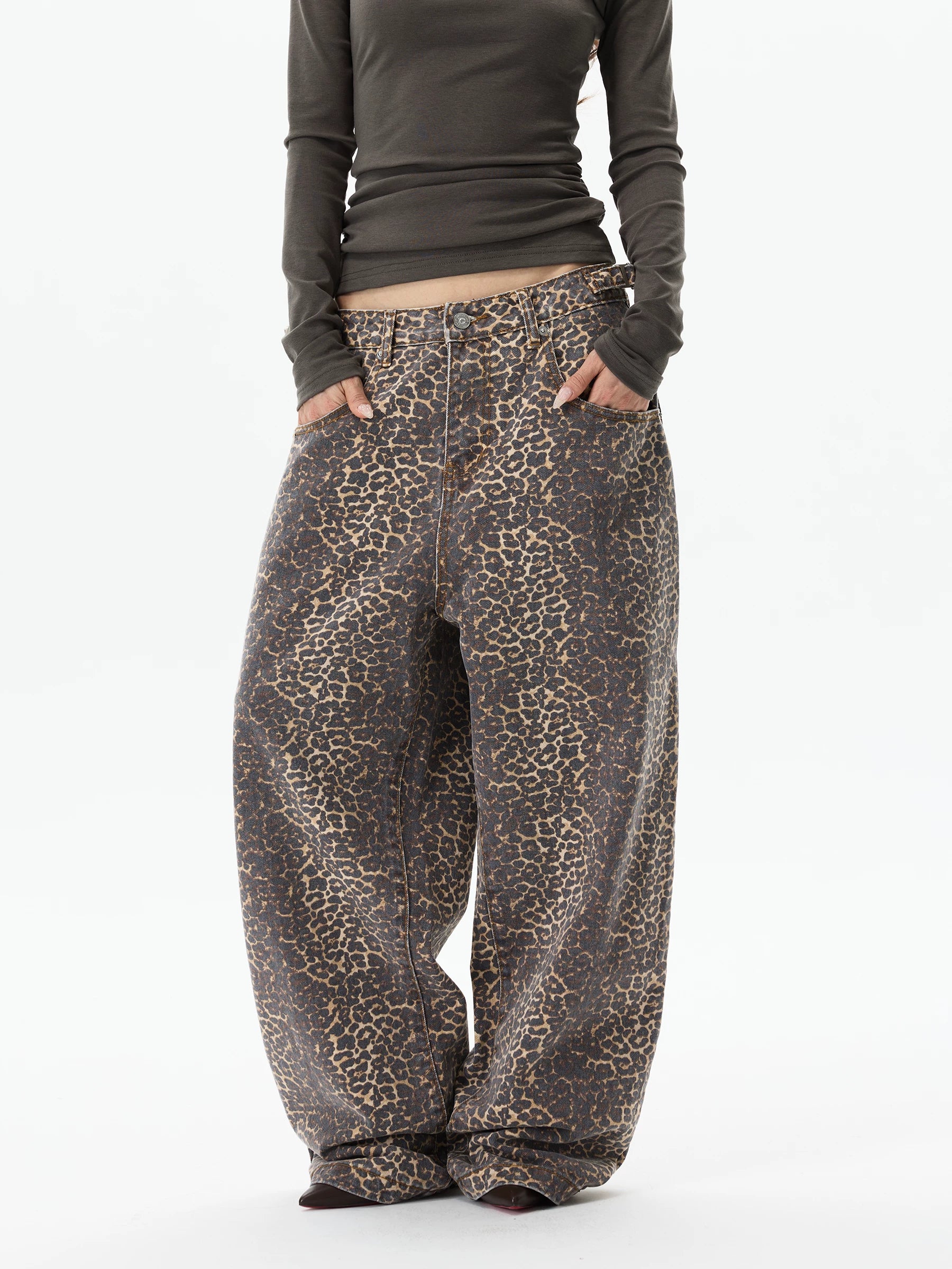 Savannah Drift Leopard Jeans