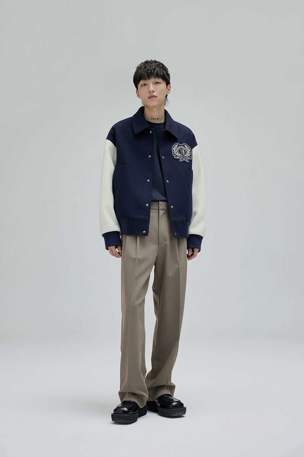 Pantalones de traje ancho