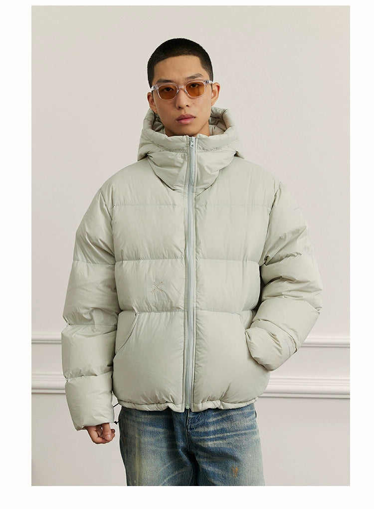 Retro Hooded Puffer Jacket