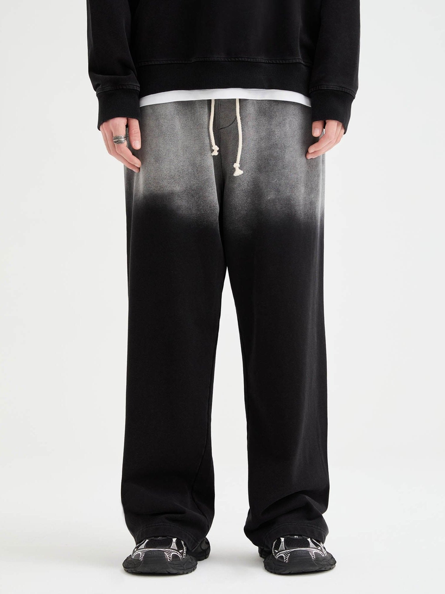 타이 다이 드로스트링 스웨트 팬츠