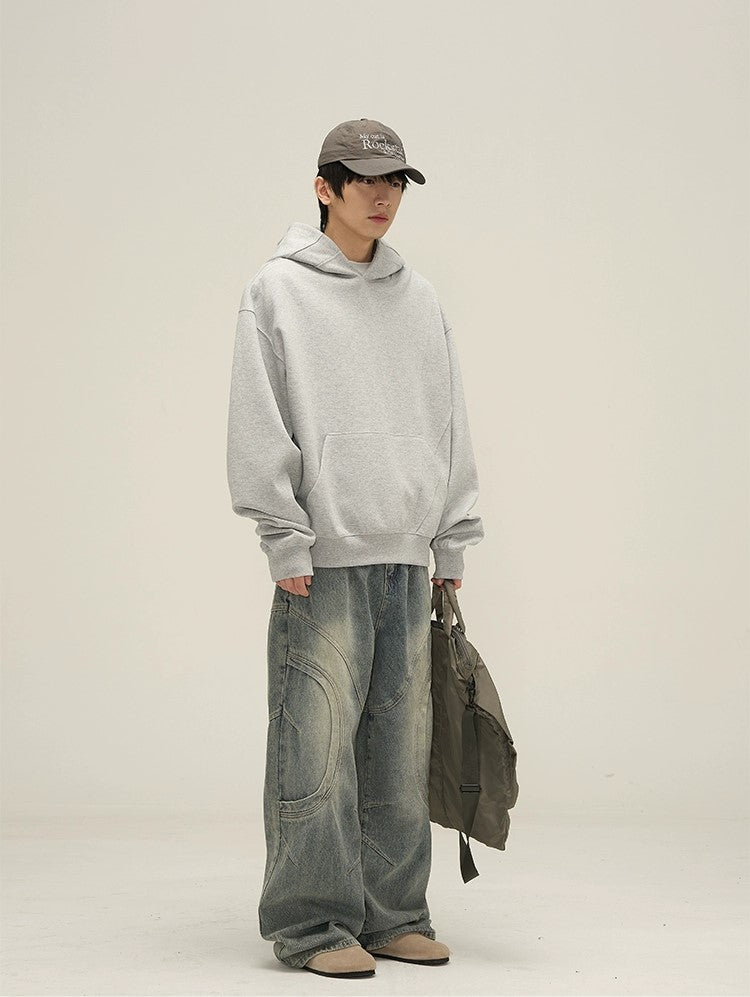 Edgy Chic Oversized Deconstructed Hoodie - chiclara