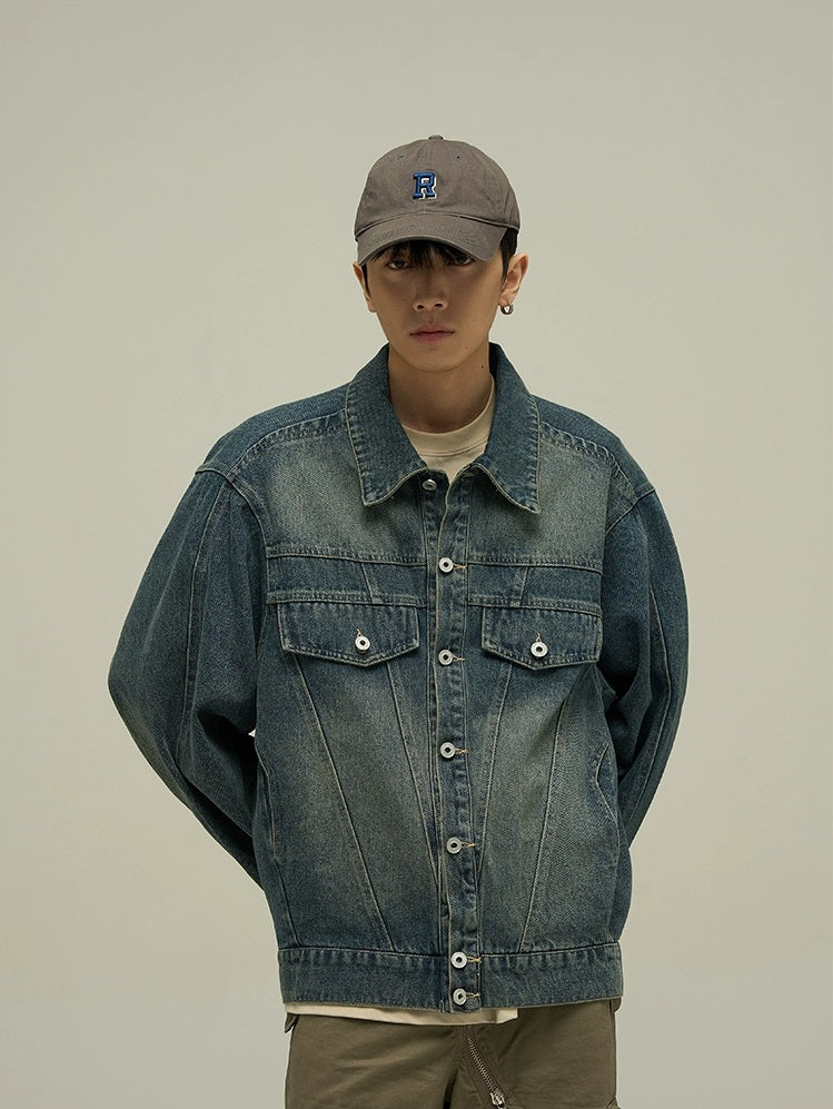 Classic Cool Oversized Denim Jacket - chiclara