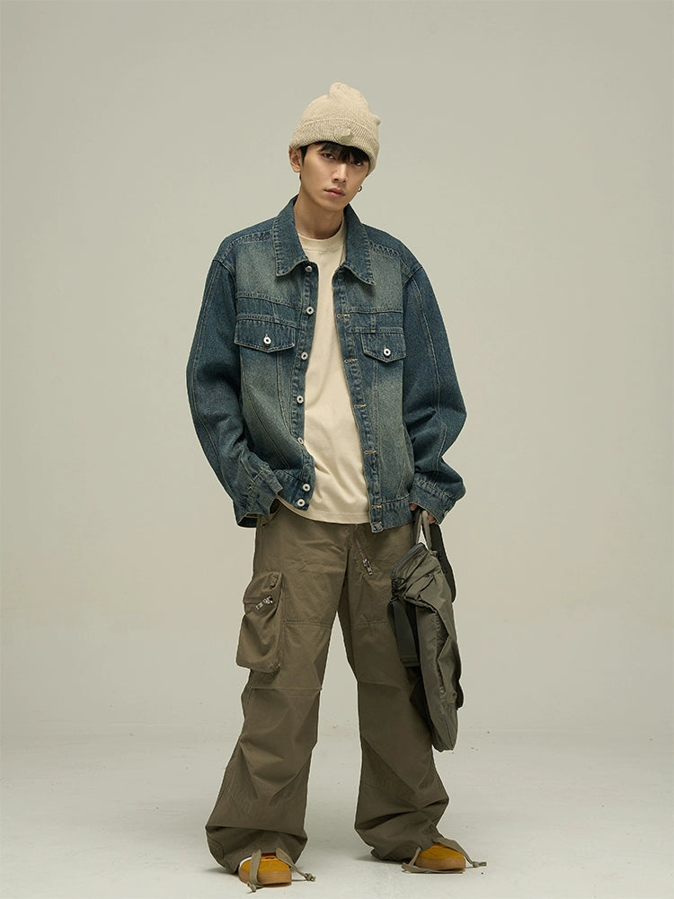 Classic Cool Oversized Denim Jacket - chiclara