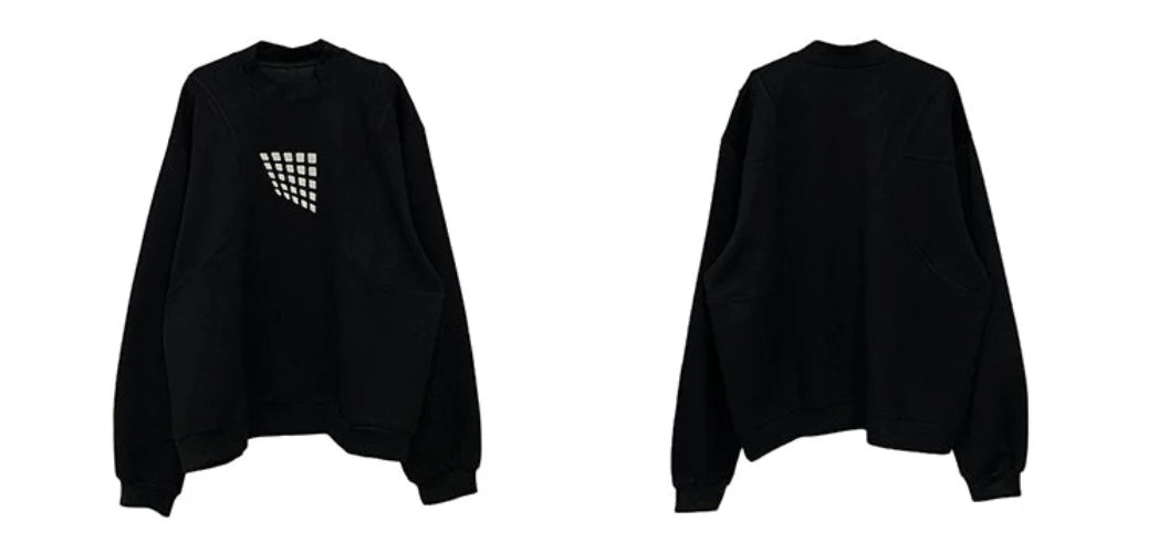 Artistic Flair Oversized Embroidery Sweatshirt - chiclara