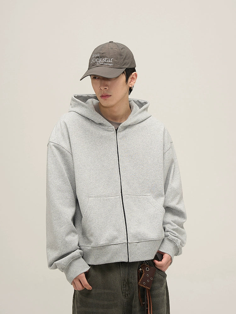 Ultimate Ease Oversized Zipper Hoodie - chiclara