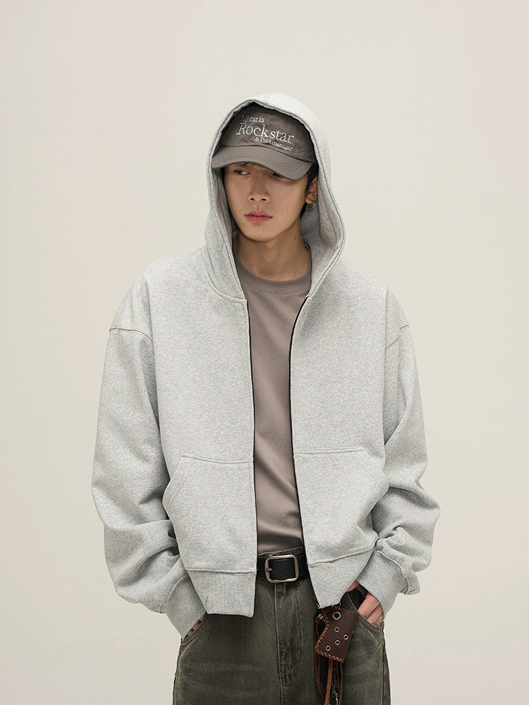 Ultimate Ease Oversized Zipper Hoodie - chiclara