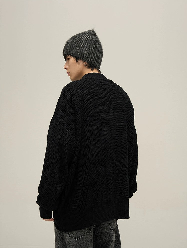Cozy Chic Oversized Zipper Knit Cardigan - chiclara