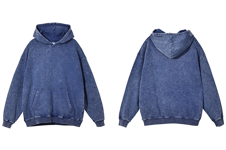 Ausgewaschener übergroßer Hoodie