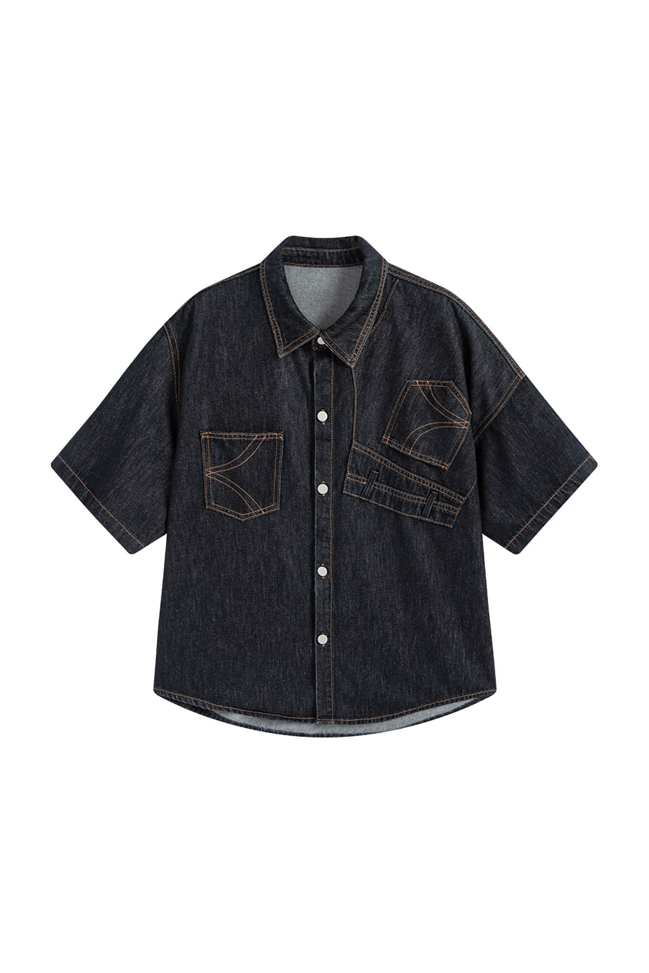 Chemise de travail déconstruite en jean