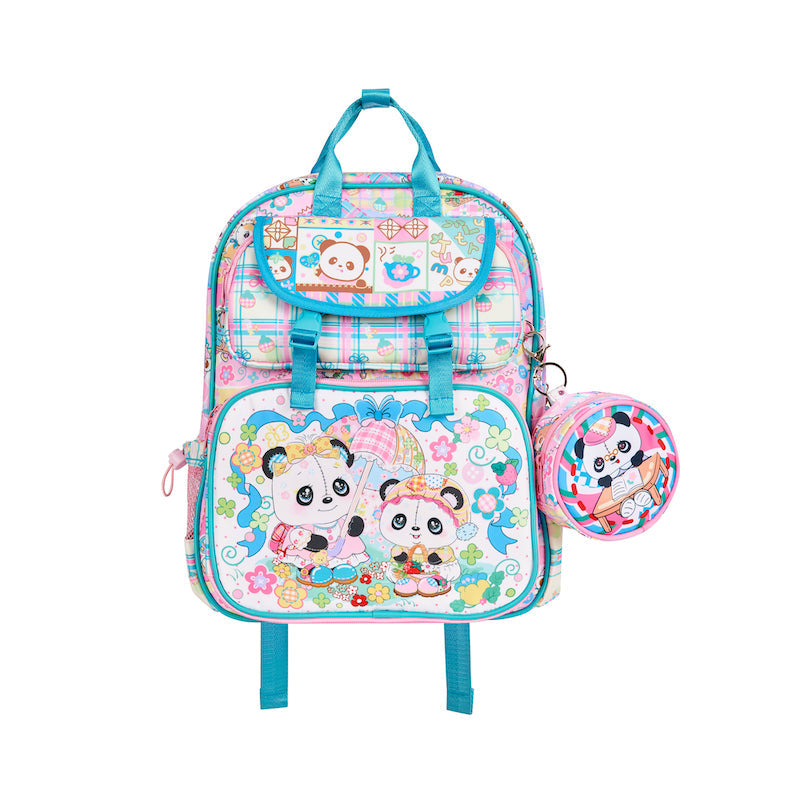 Sweet Panda Tea Adventure School Backpack