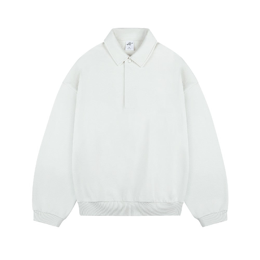 Long Sleeve Polo Sweater - chiclara