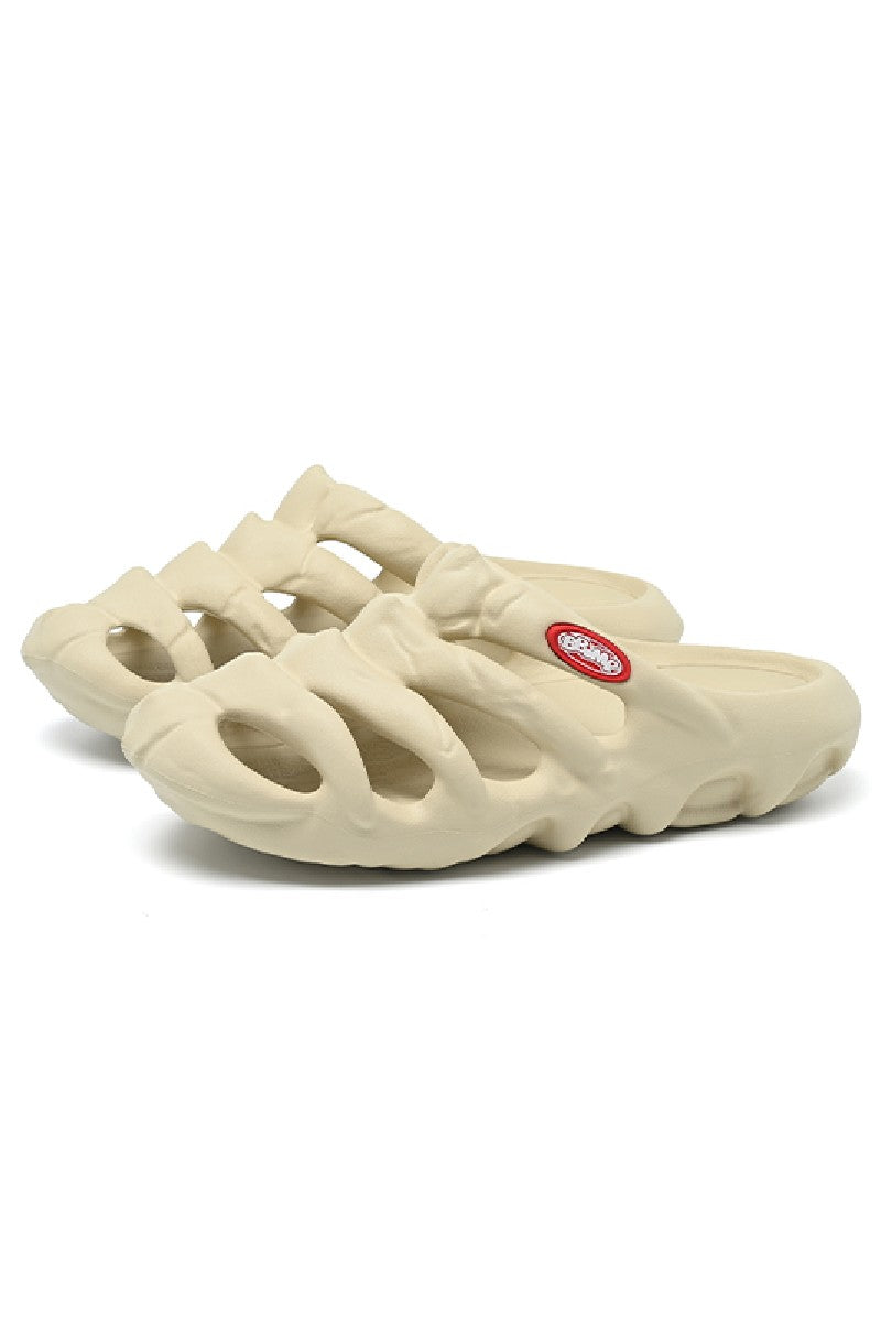 Hollow Out Comfort Slide Sandals
