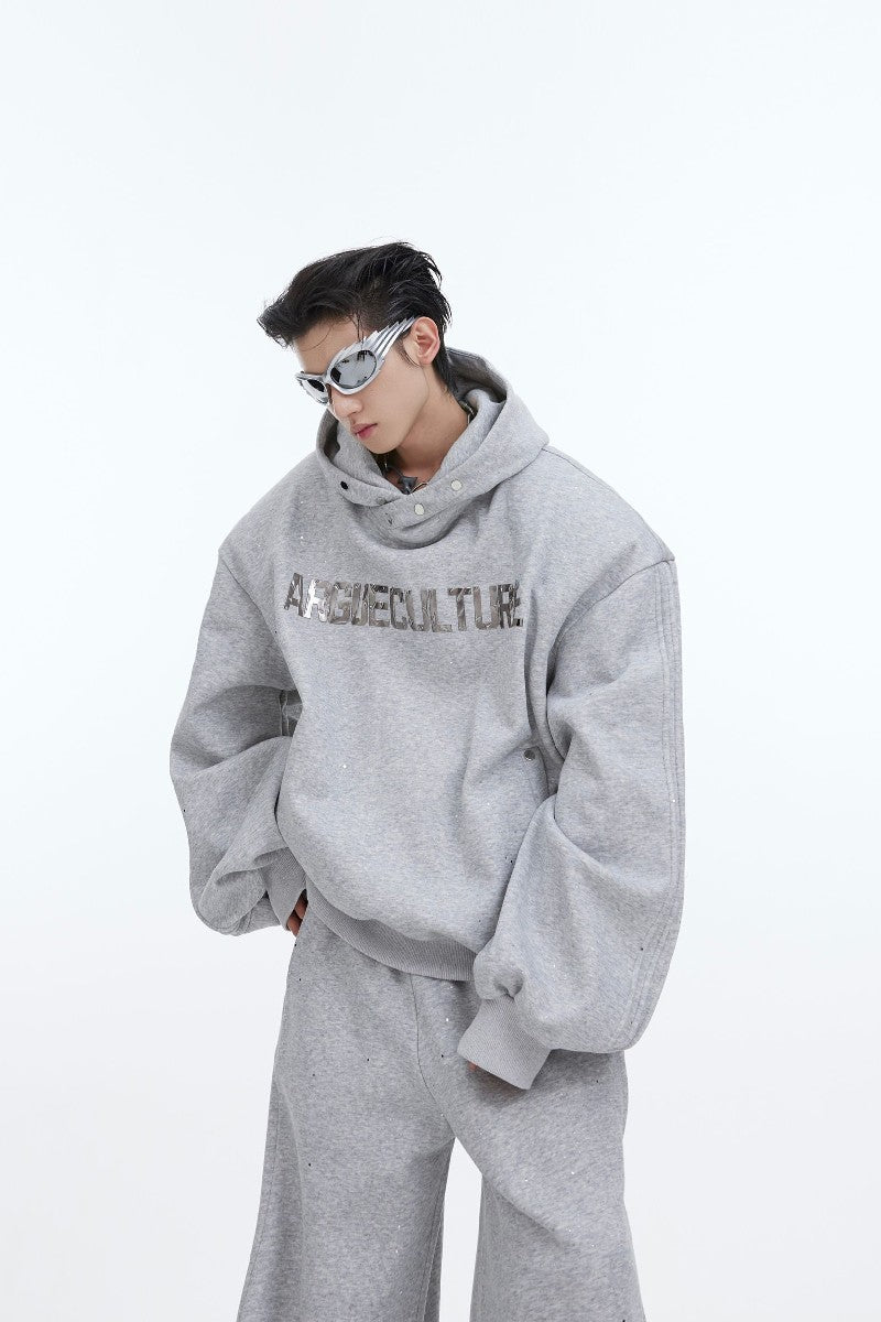 Glittery Track Hoodie - chiclara