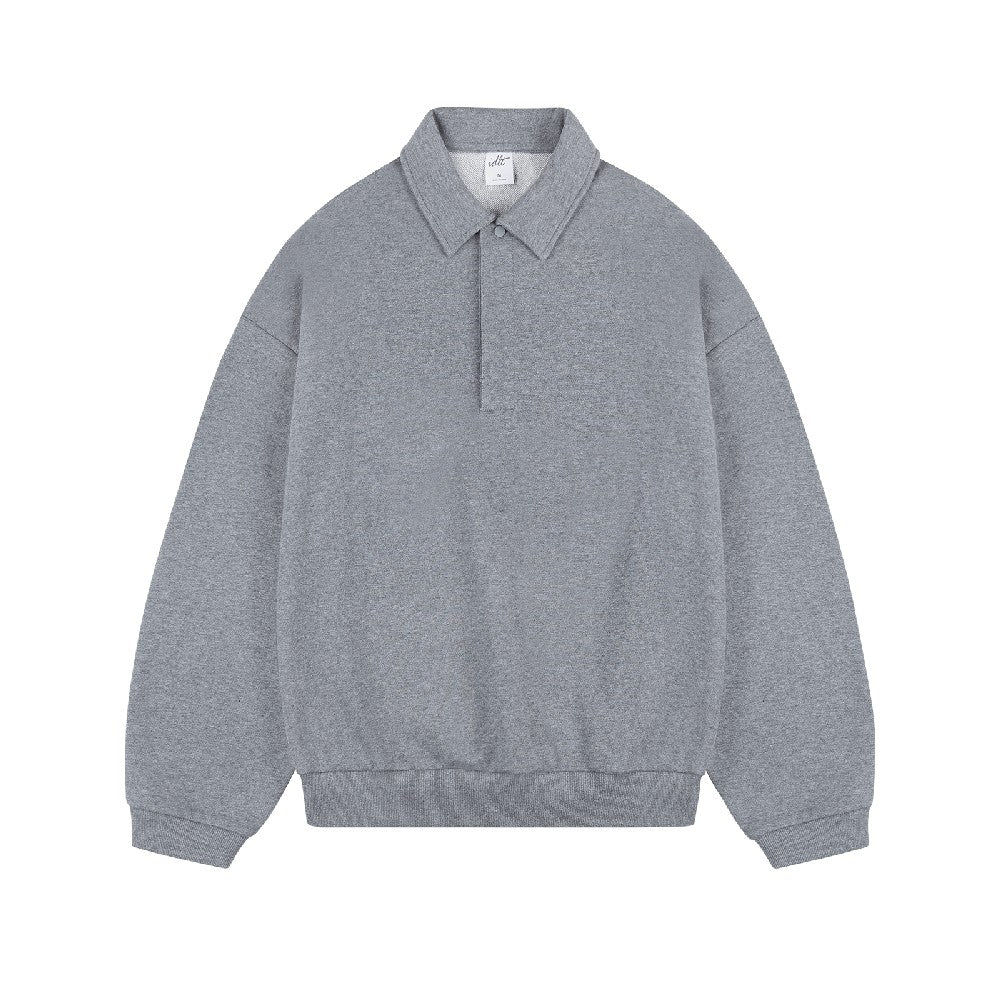Long Sleeve Polo Sweater - chiclara