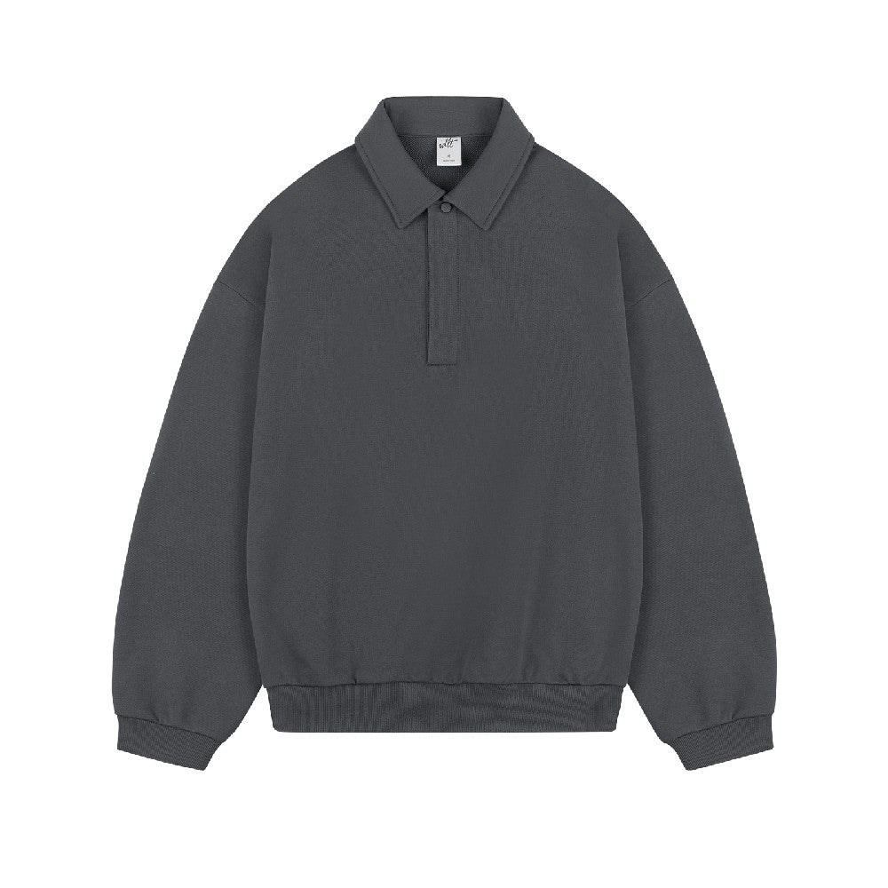 Long Sleeve Polo Sweater - chiclara