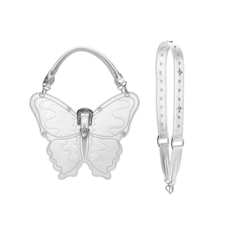 Three-Dimensional Punk Butterfly Shape Bag - chiclara