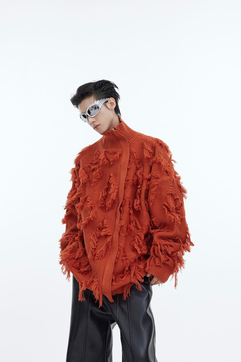 Turtleneck Knit Sweater - chiclara