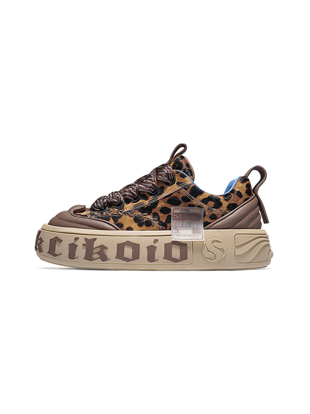 Leopard Animal-World Chunky Skate Sneakers
