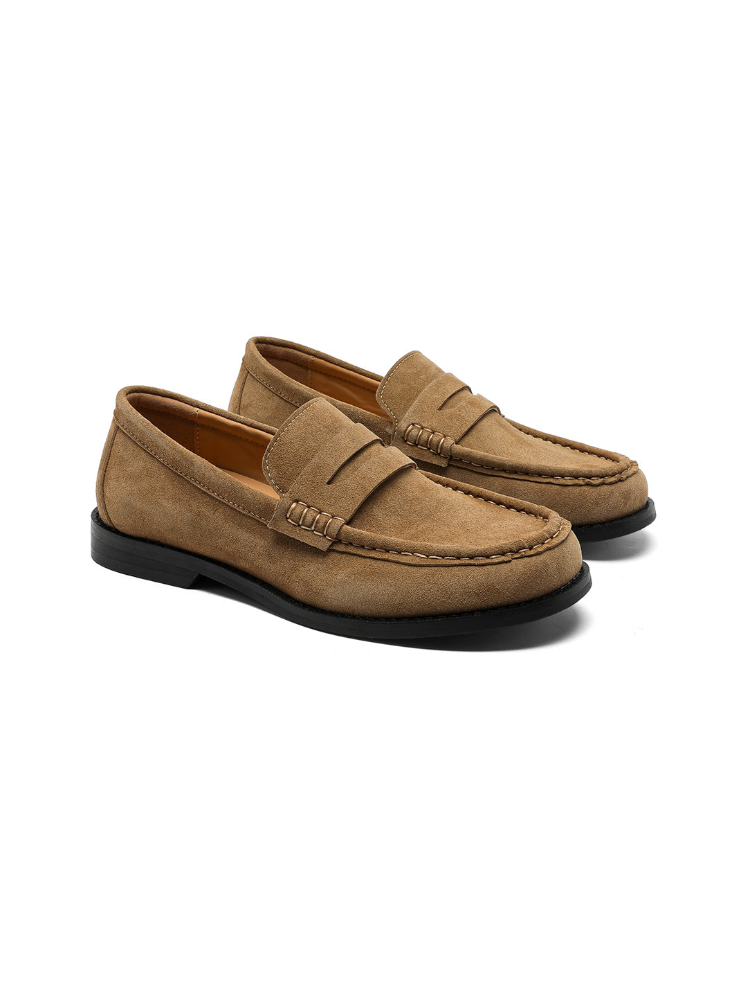 Calfskin Square Toe Loafers