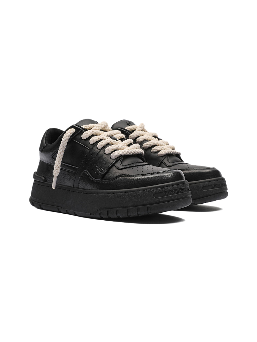 Chunky Sneakers with Thick Rope Laces