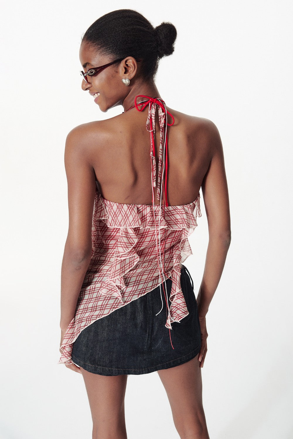 Cascading Ruffle Cami Top