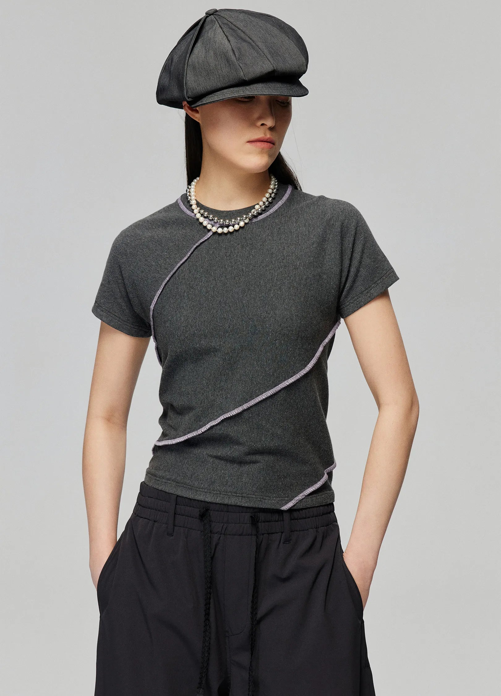 Denim Newsboy Beret
