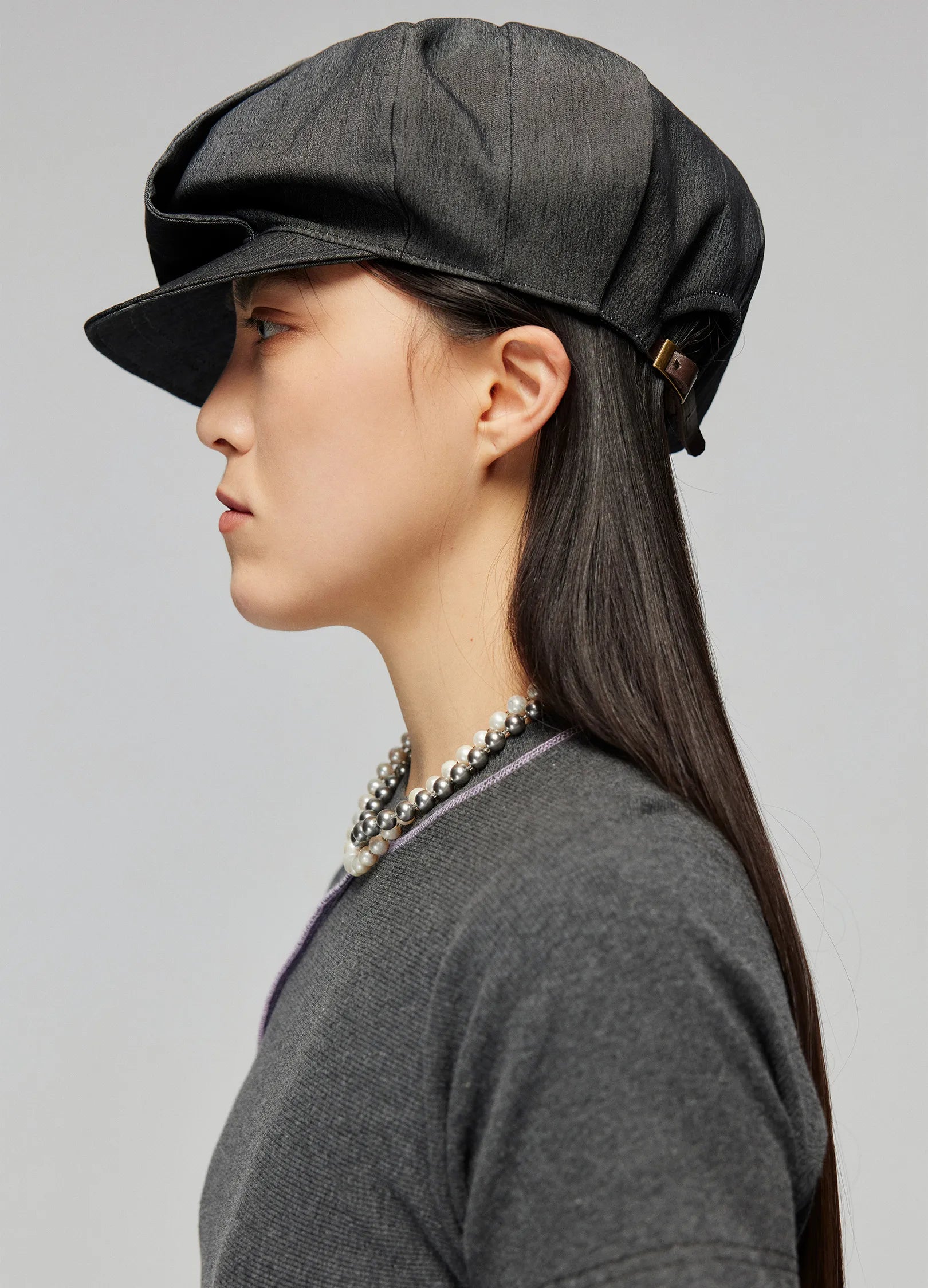 Denim Newsboy Beret
