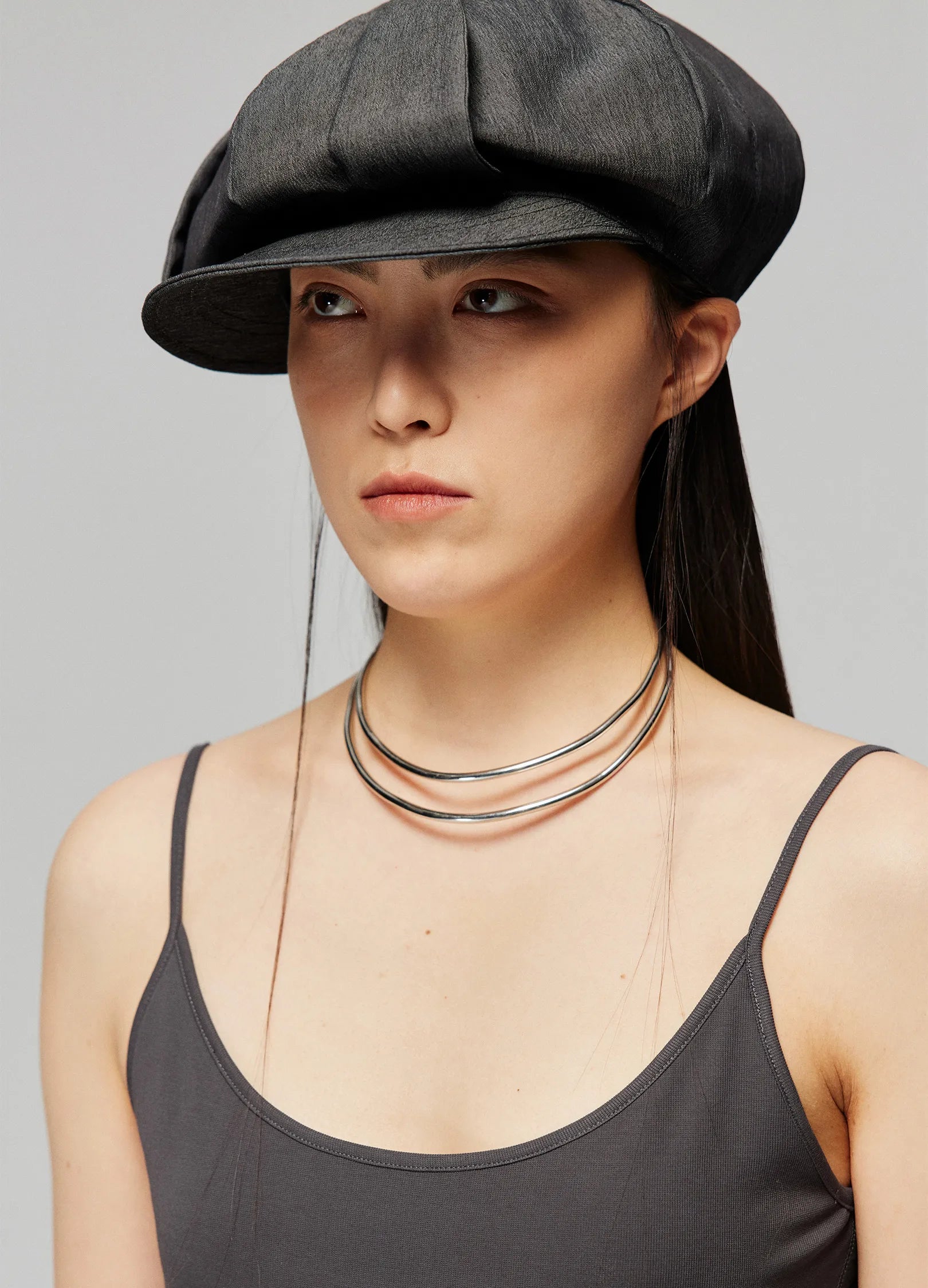 Denim Newsboy Beret