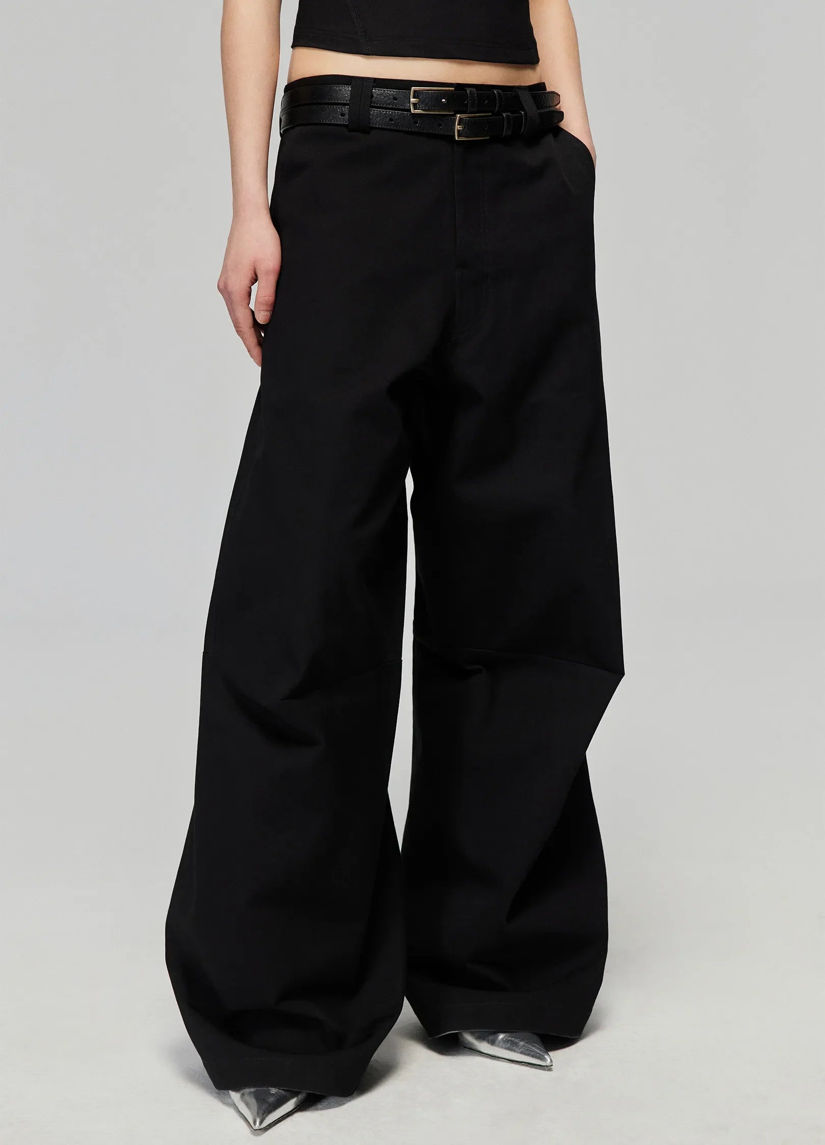 Double Strap Leather Belt