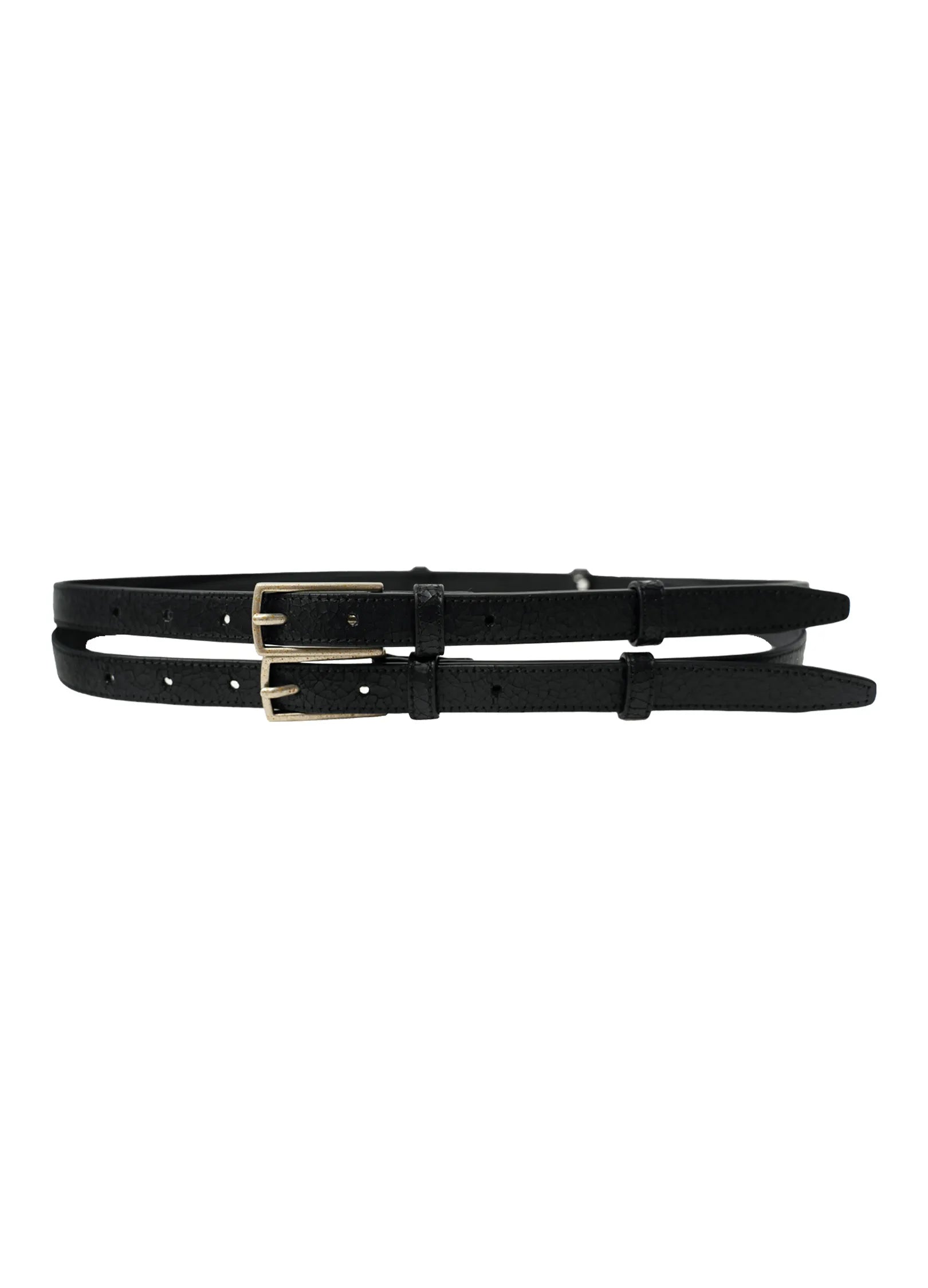 Double Strap Leather Belt
