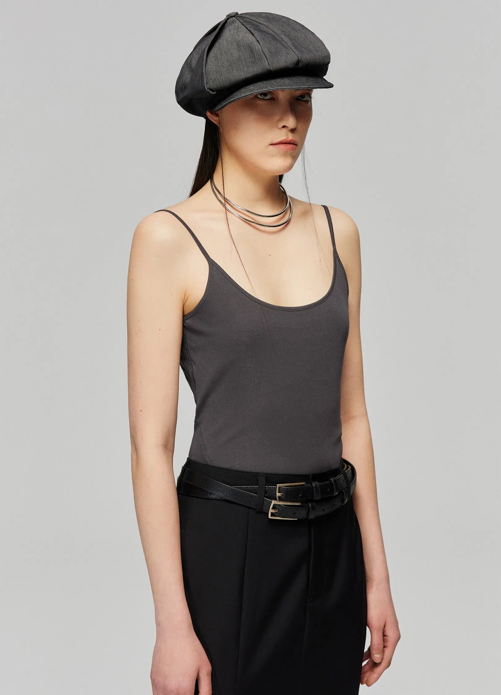 Double Strap Leather Belt