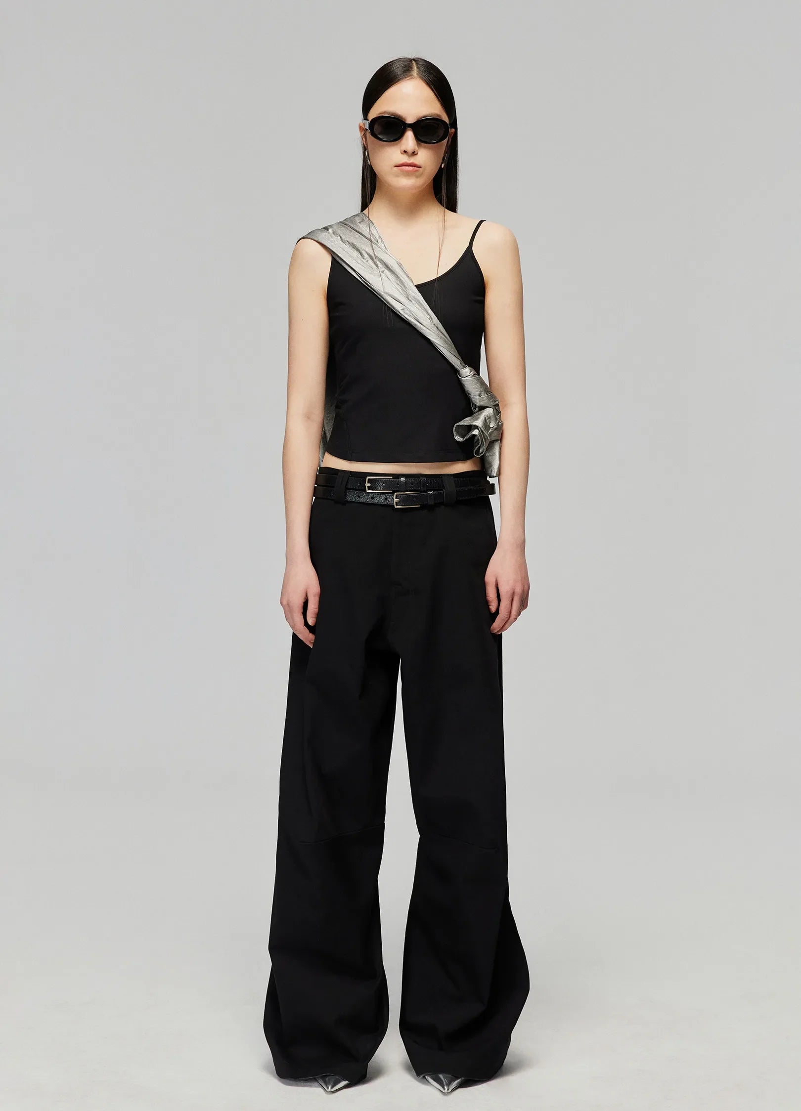 Double Strap Leather Belt