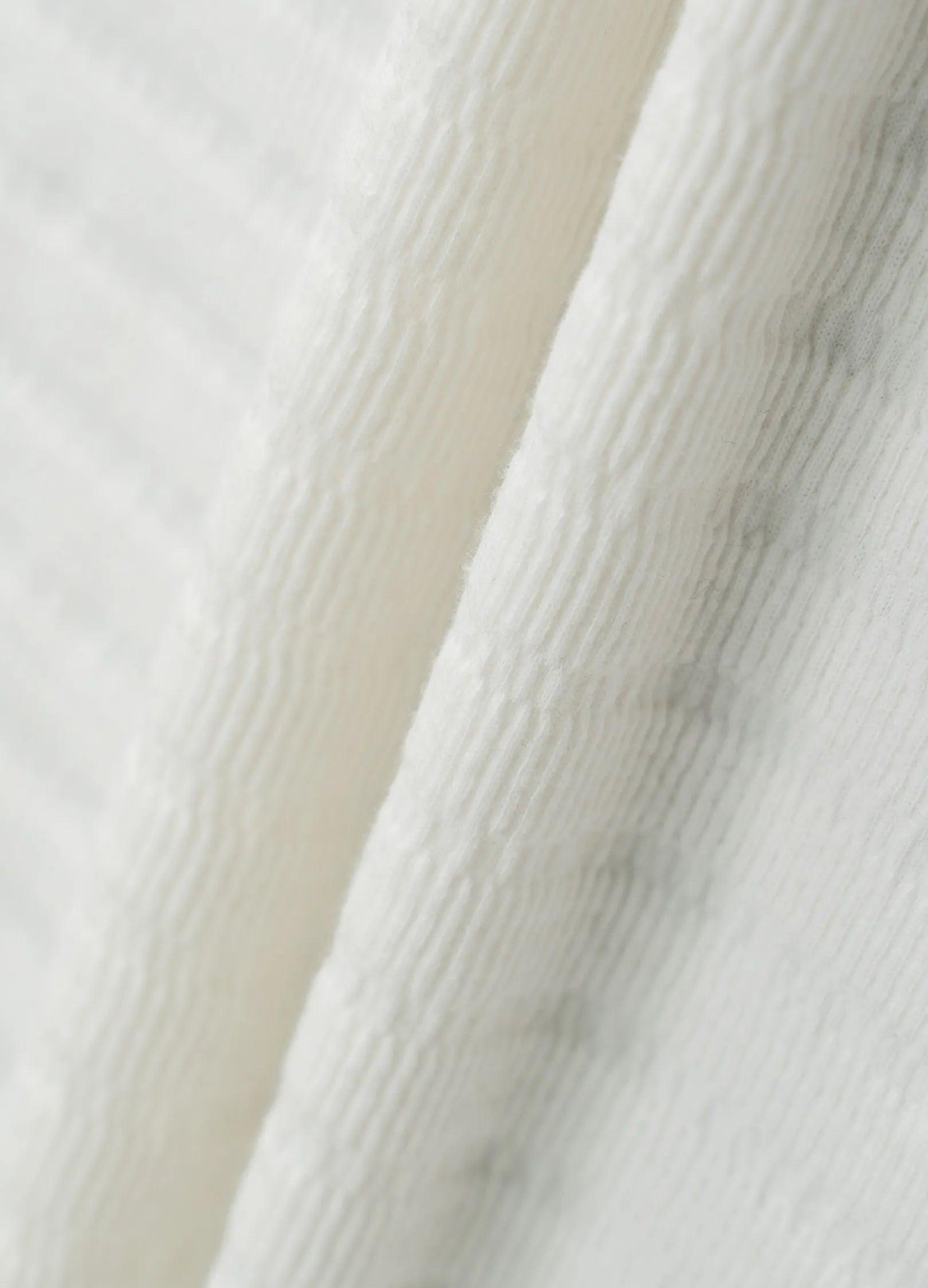 Textured Striped Knit Vest - chiclara