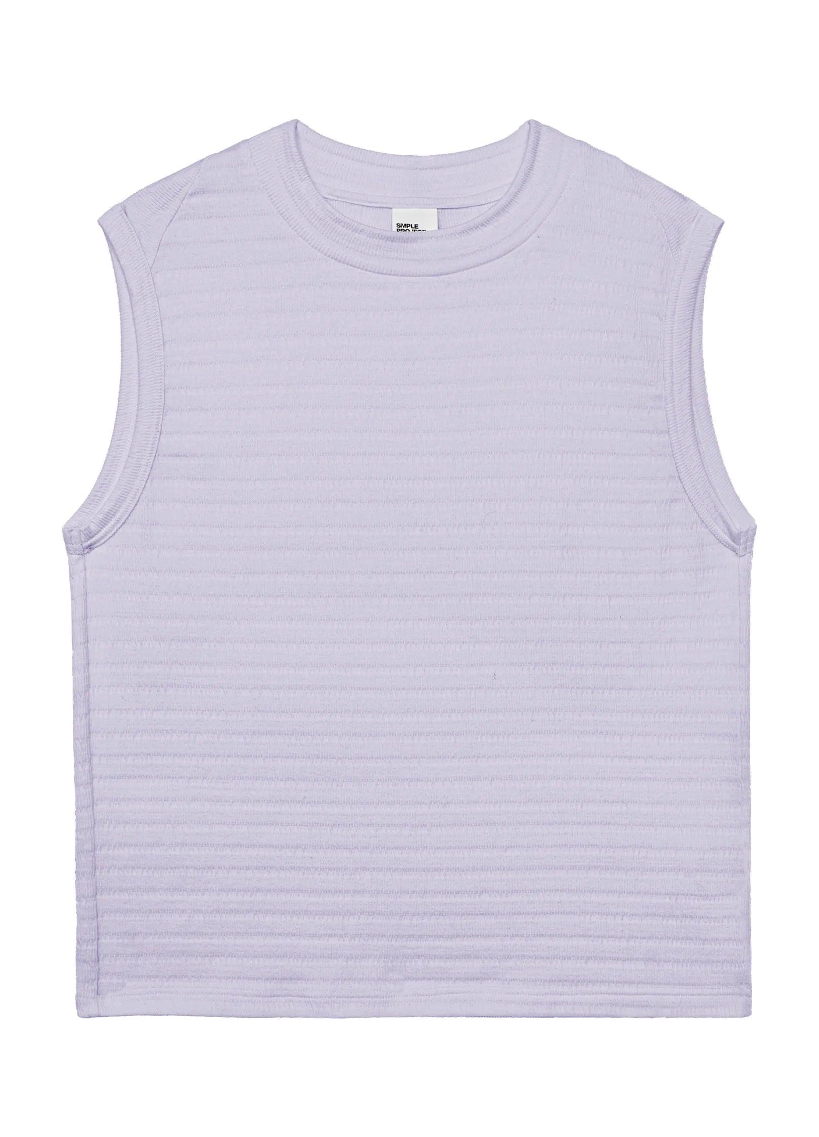 Textured Striped Knit Vest - chiclara