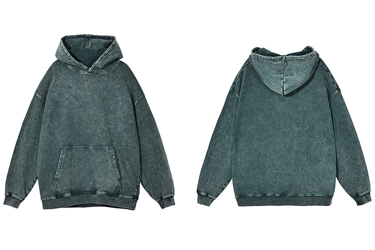 Ausgewaschener übergroßer Hoodie