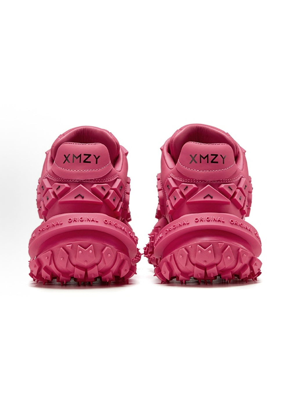 Pink and Red Chunky Keyboard Dad Sneakers