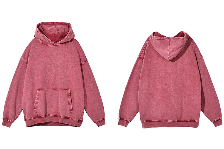 Ausgewaschener übergroßer Hoodie