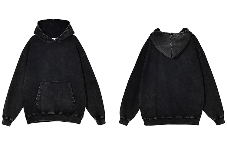Ausgewaschener übergroßer Hoodie