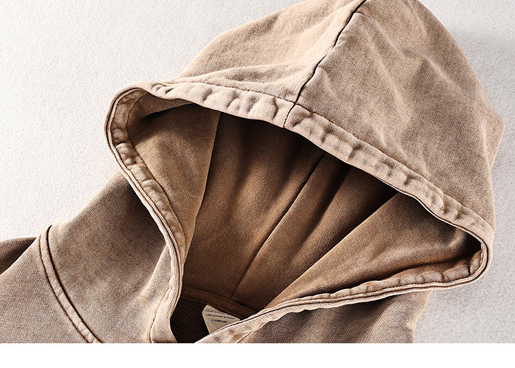 Ausgewaschener übergroßer Hoodie