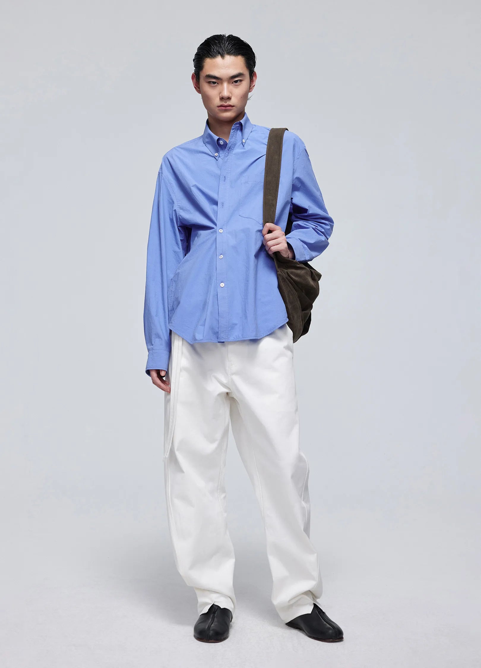 Classic Side Button Oxford Shirt