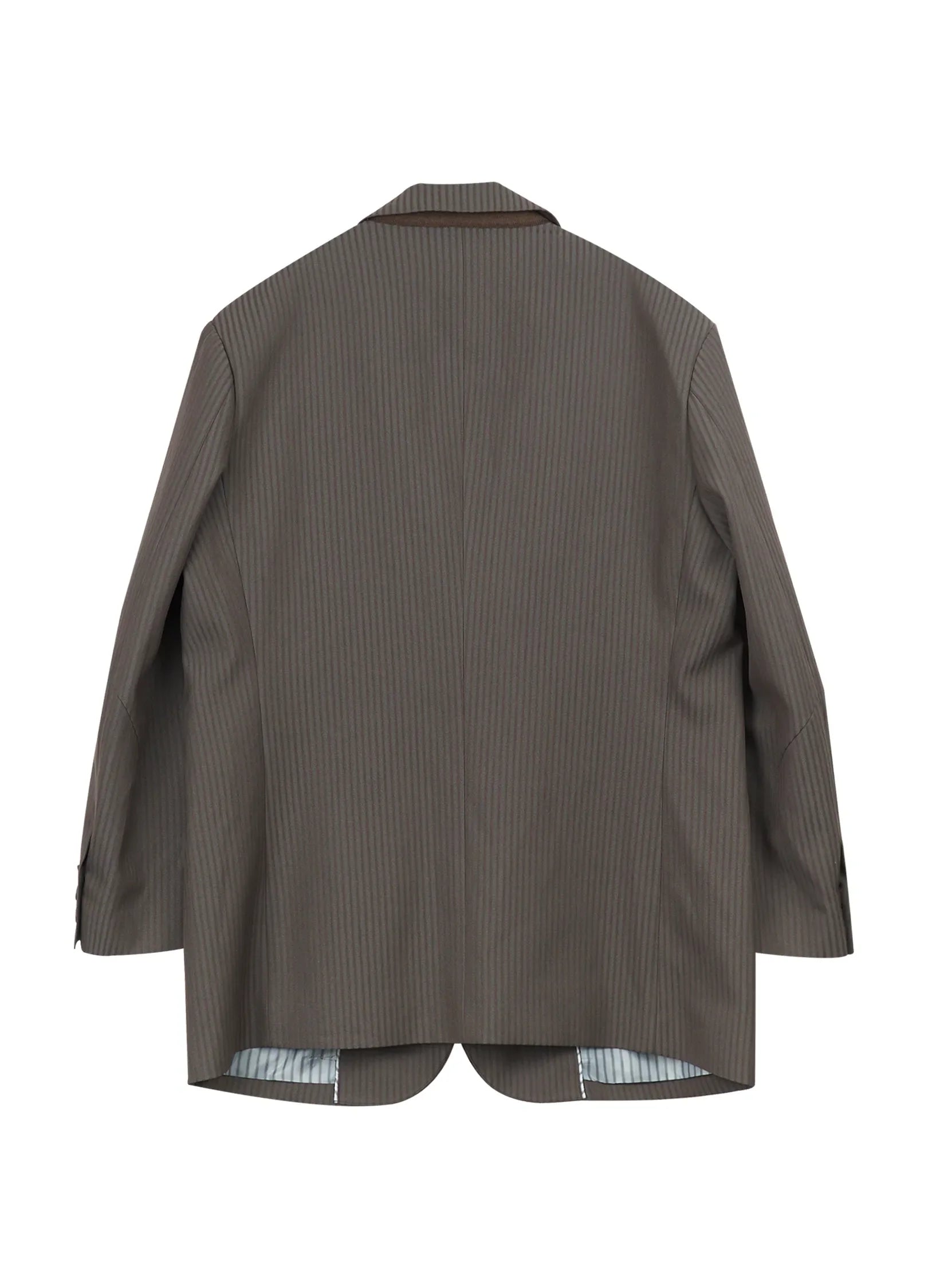 Pinstripe Oversized Suit Blazer