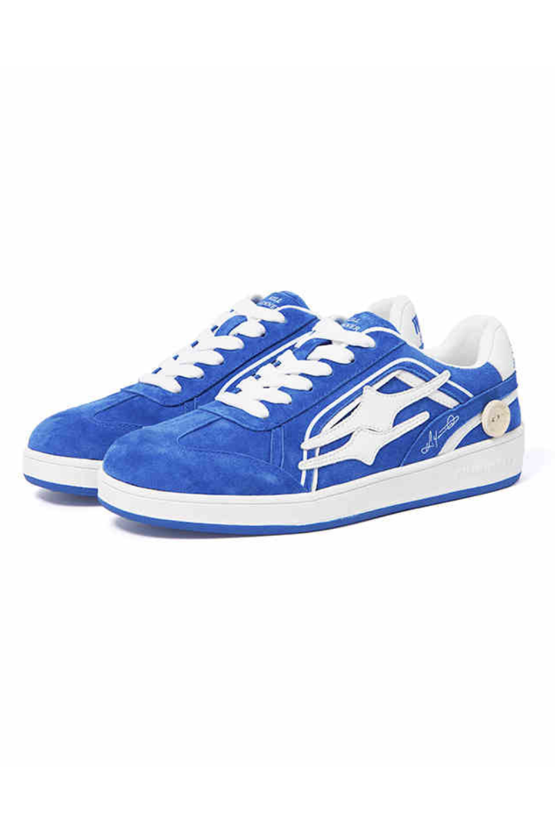 Suede Low-Top Sneakers Royal Blue