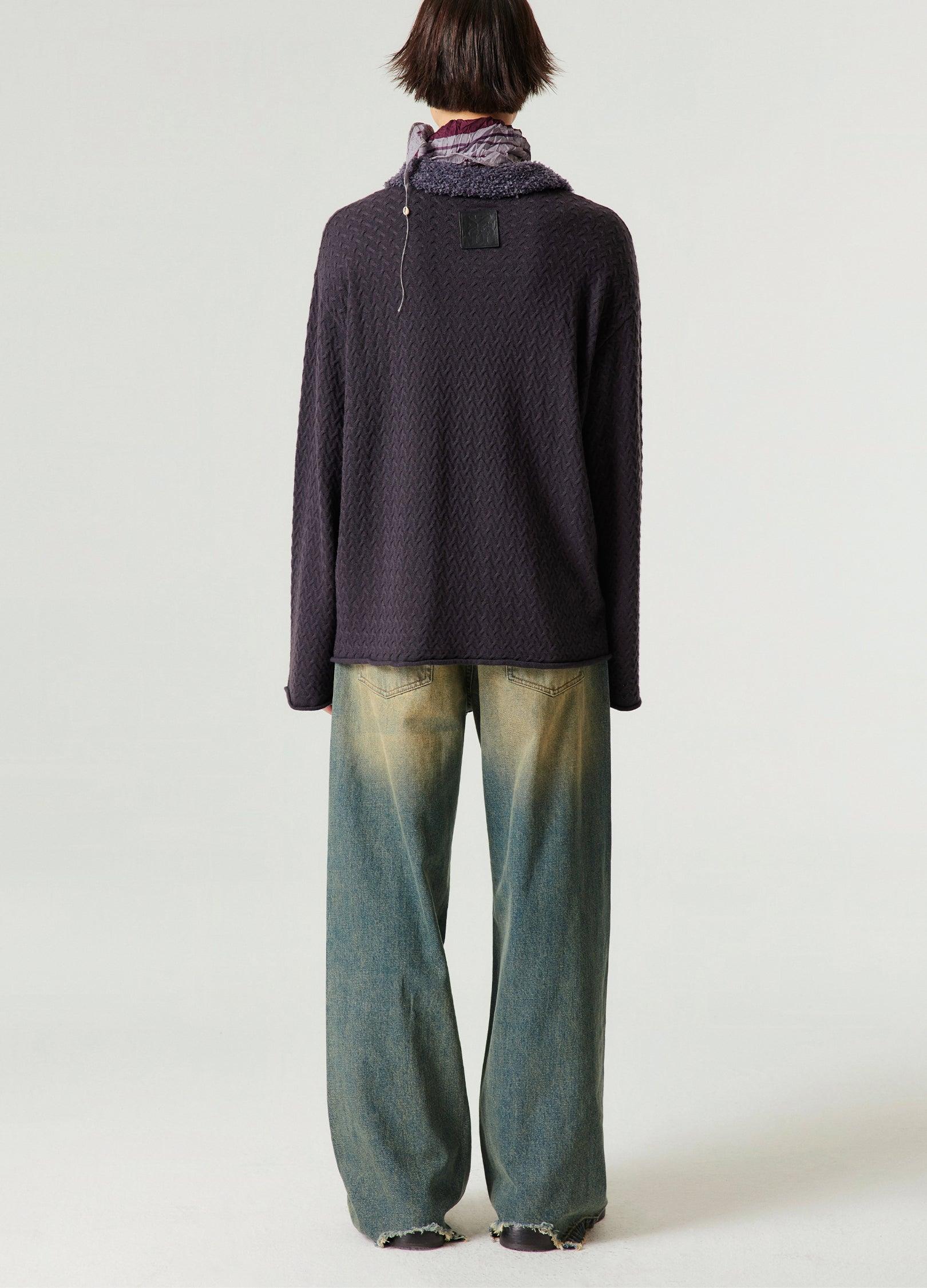 Retro-Inspired Wide Leg Denim Jeans - chiclara