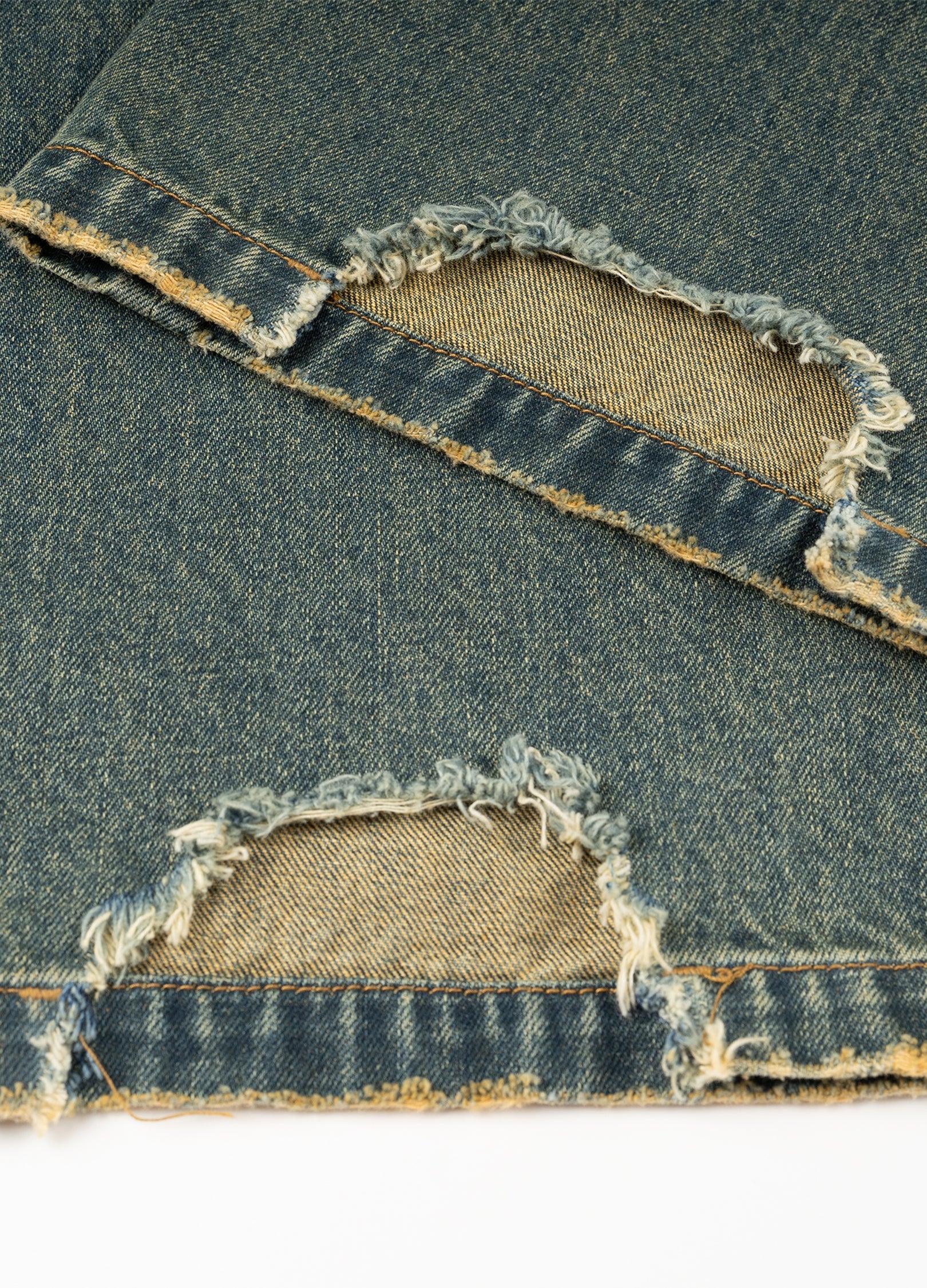 Retro-Inspired Wide Leg Denim Jeans - chiclara