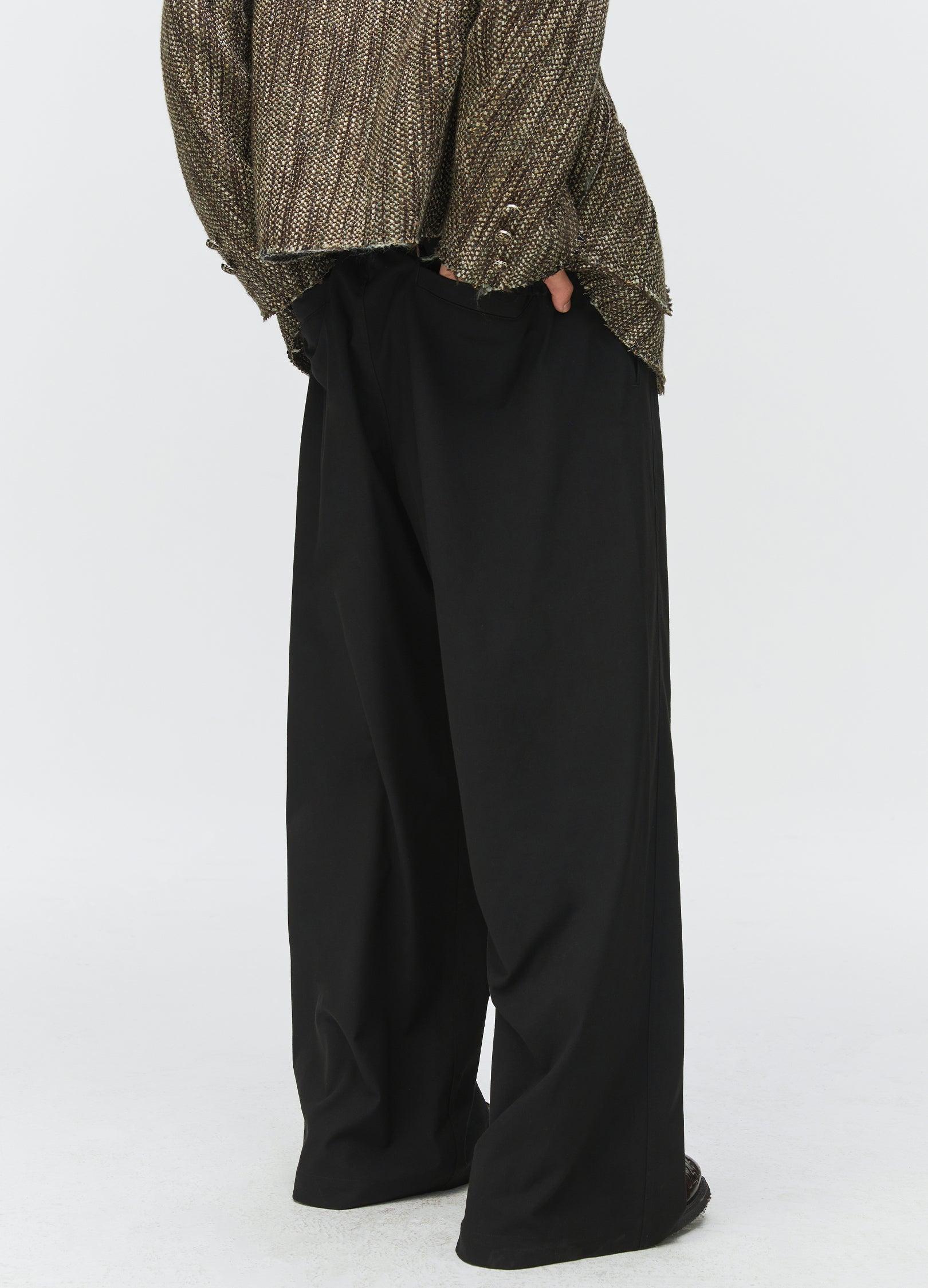 Ultra-Wide Adjustable Waist Trousers - chiclara