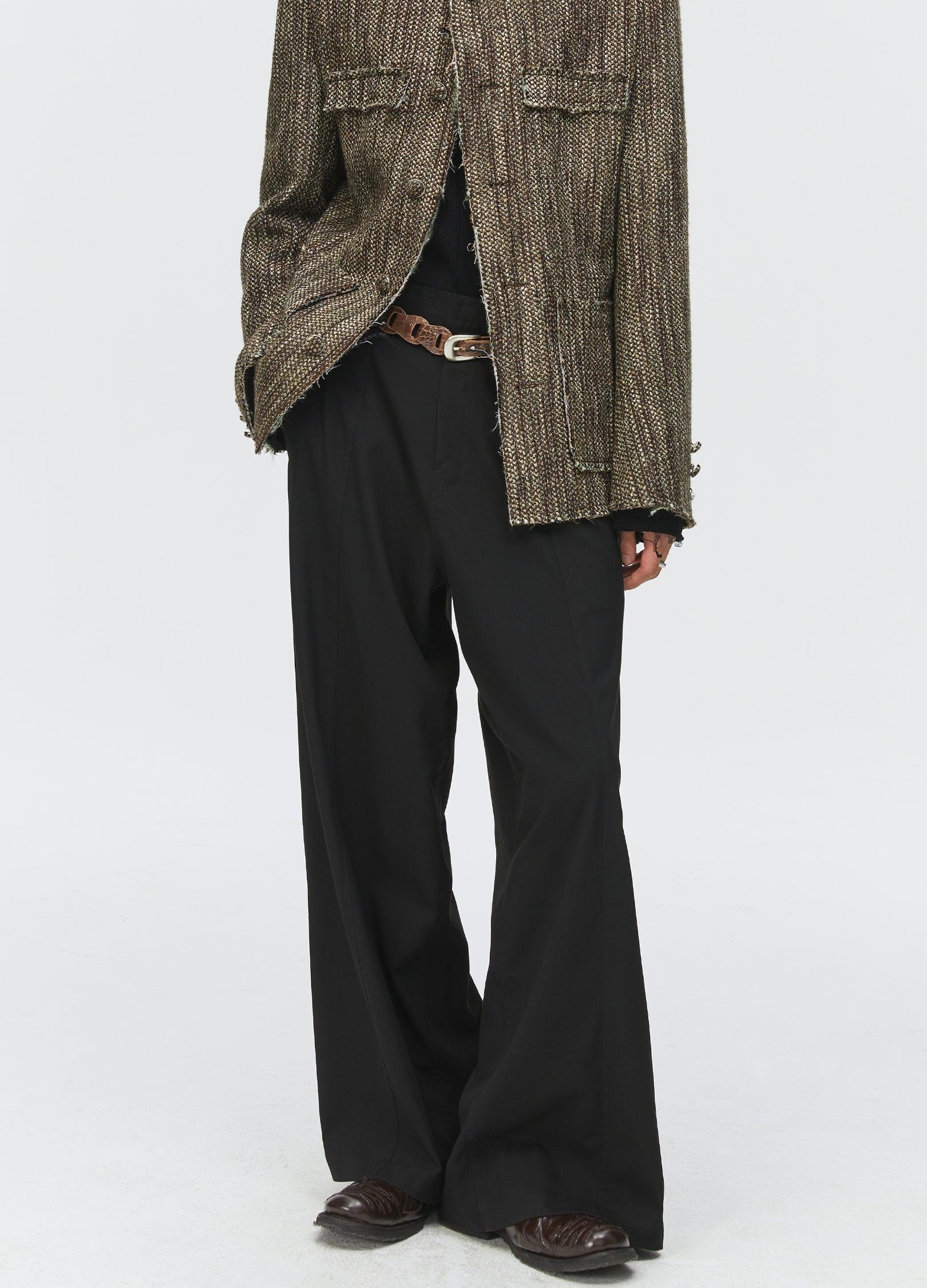 Ultra-Wide Adjustable Waist Trousers - chiclara