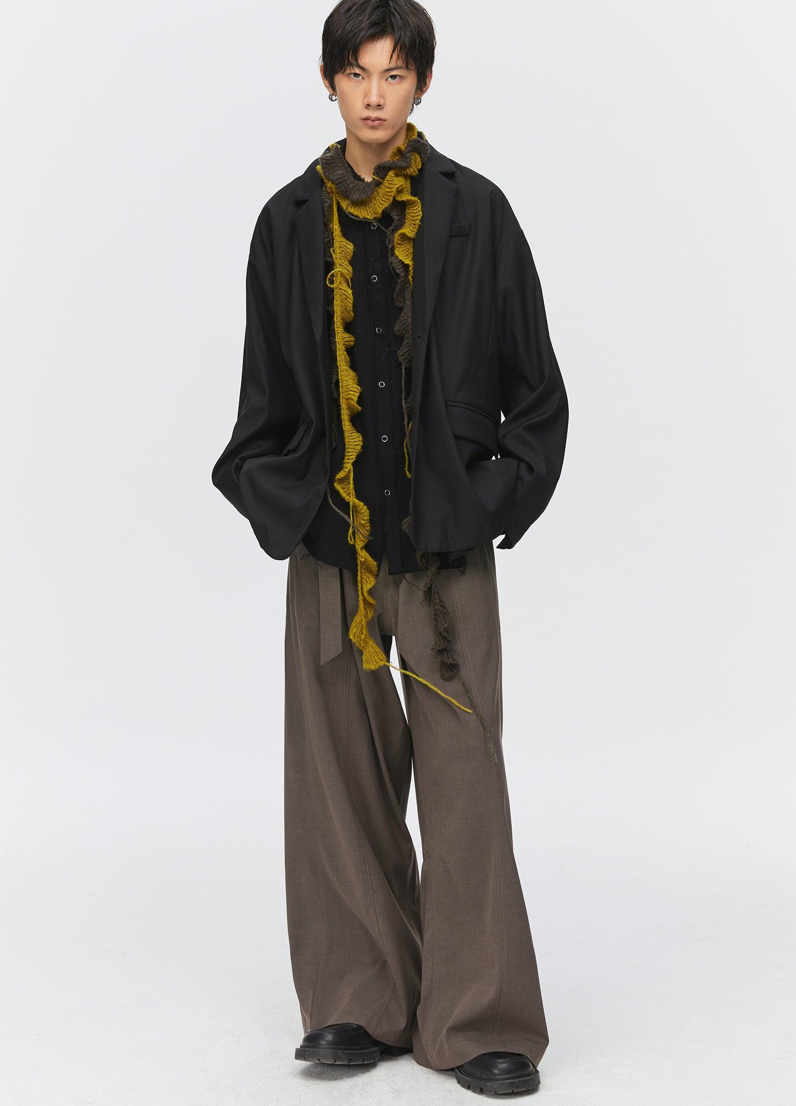 Ultra-Wide Adjustable Waist Trousers - chiclara