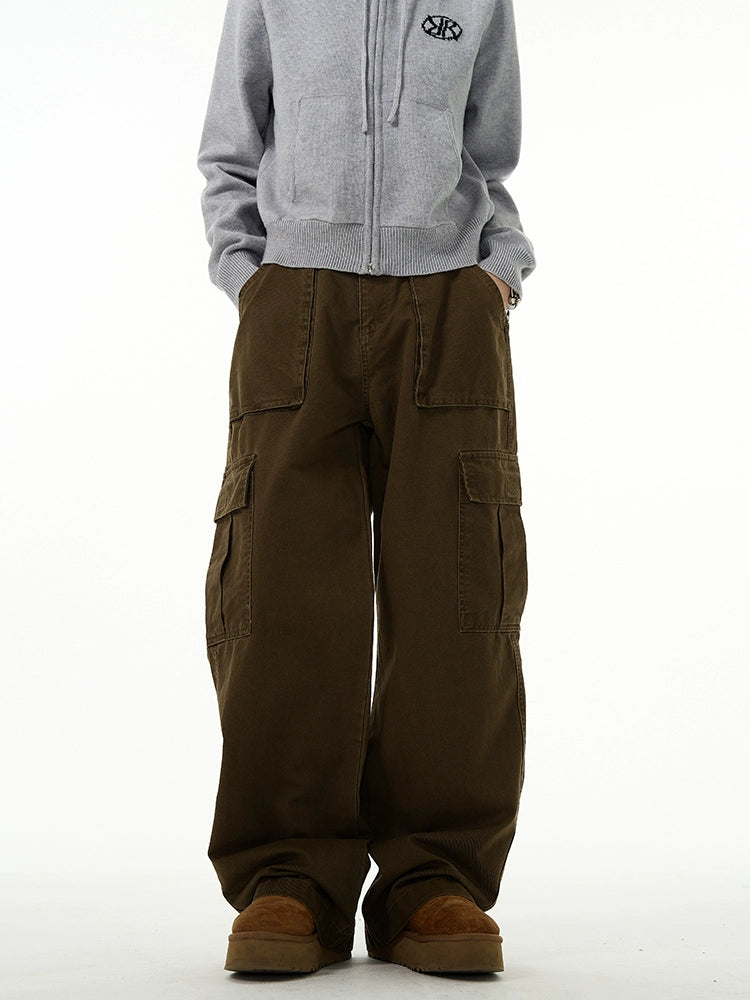 Versatile Wide Leg Workwear Pants - chiclara