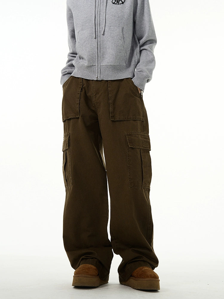 Versatile Wide Leg Workwear Pants - chiclara